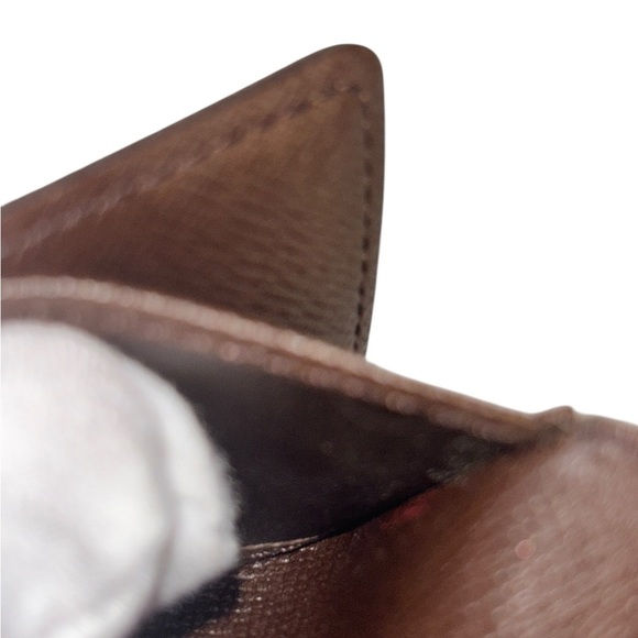 Vintage Céline Macadam Wallet Brown Triomphe Canvas & Leather - Picture 11 of 12